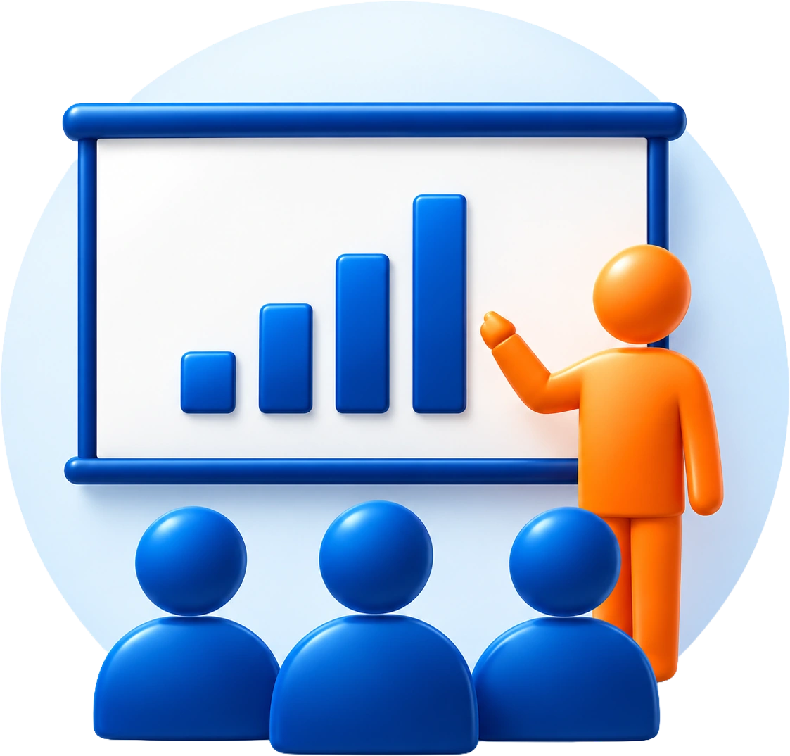 Training presentation illustration